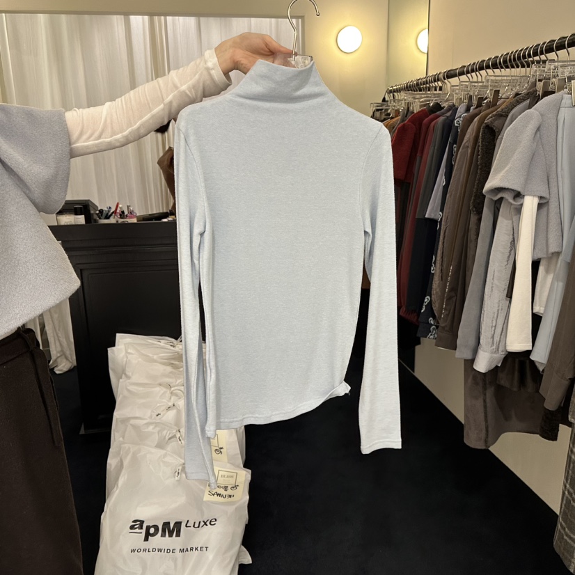 BLISS東大門㊣實拍女裝新品休閑25秋冬推薦熱賣時尚長袖T恤BLISS長袖T恤圖色1