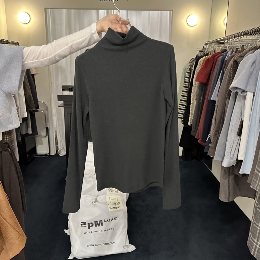 BLISS東大門㊣實拍女裝新品休閑25秋冬推薦熱賣時尚長袖T恤BLISS長袖T恤圖色4