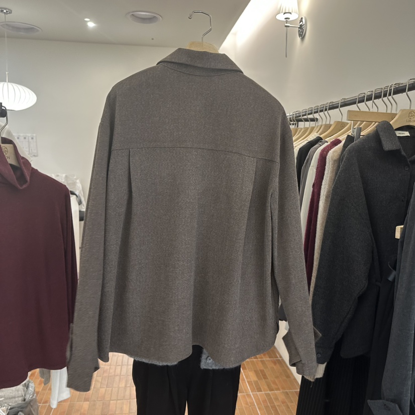 LOGON東大門㊣實拍女裝新款熱賣推薦時尚休閑25秋冬夾克羊毛LOGON夾克