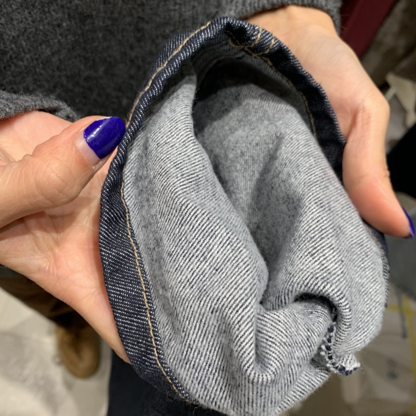 TEMPTING東大門㊣代購女士新款熱賣牛仔褲不褪色毛絨羊毛拉絨TEMPTING牛仔褲