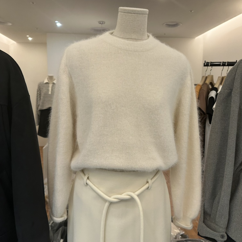 LOGON東大門㊣實拍女裝新品職業休閑人氣真品熱賣針織衫安哥拉LOGON針織衫圖色1