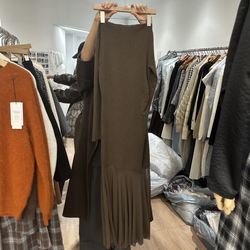 LEWIN韓國代購㊣女士新款時尚25秋冬熱賣推薦職業人氣連衣裙LEWIN連衣裙圖色1