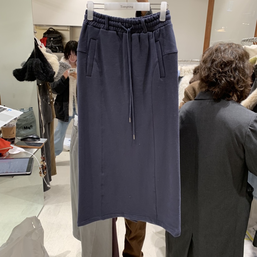 TEMPTING東大門㊣實拍女士新款25秋冬真品休閑人氣推薦長裙TEMPTING長裙圖色2
