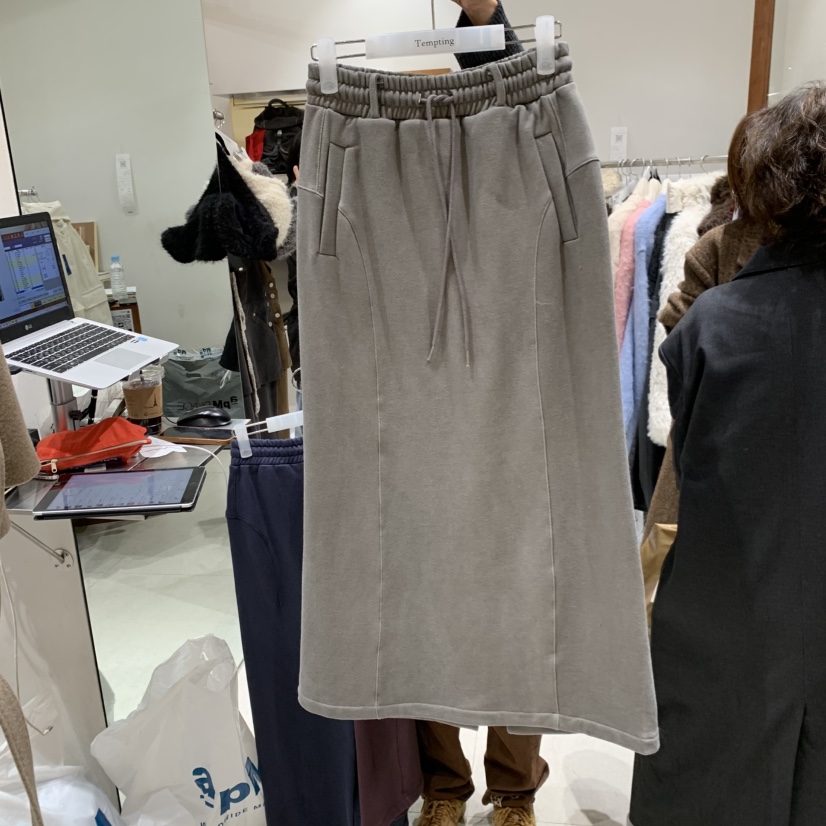 TEMPTING東大門㊣實拍女士新款25秋冬真品休閑人氣推薦長裙TEMPTING長裙圖色3