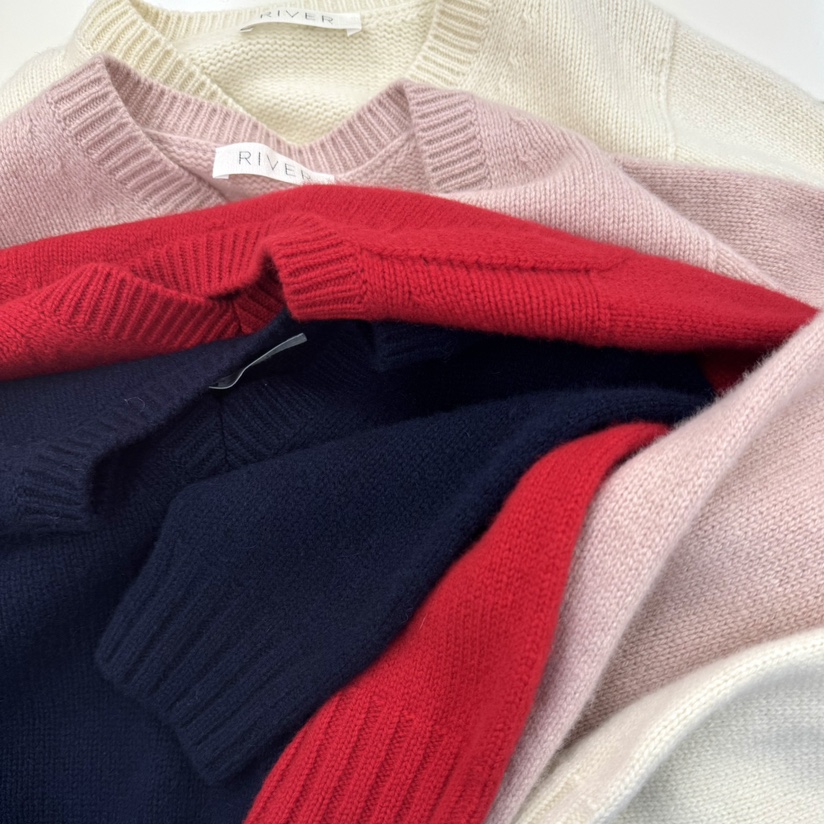 RIVER韓國代購㊣女裝新品人氣休閑推薦真品時尚25秋冬針織衫羊絨WATER/RIVER針織衫