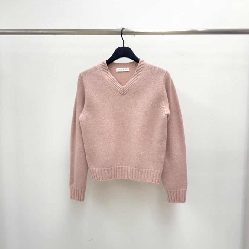 RIVER韓國代購㊣女裝新品人氣休閑推薦真品時尚25秋冬針織衫羊絨WATER/RIVER針織衫圖色2