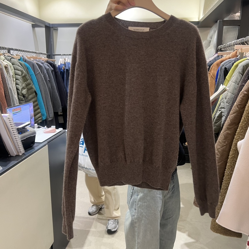 SELF SERVICE韓國直郵㊣女裝新款時尚25秋冬真品針織衫繡花SELF SERVICE針織衫圖色4