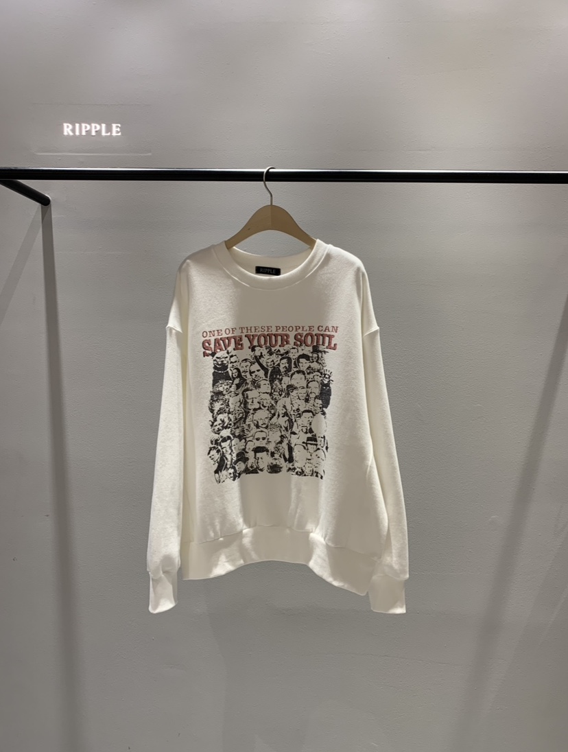 RIPPLE東大門㊣代購女裝新款推薦25秋冬時尚真品休閑人氣衛衣RIPPLE衛衣圖色1