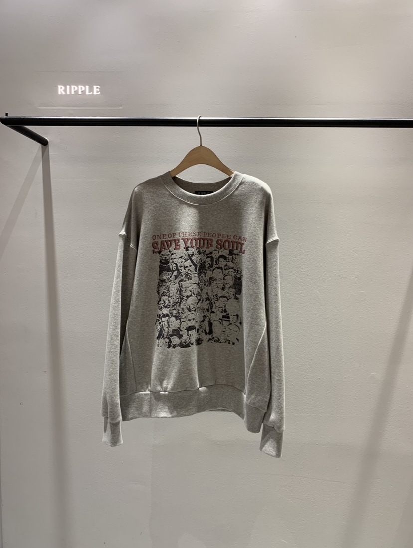 RIPPLE東大門㊣代購女裝新款推薦25秋冬時尚真品休閑人氣衛衣RIPPLE衛衣圖色2