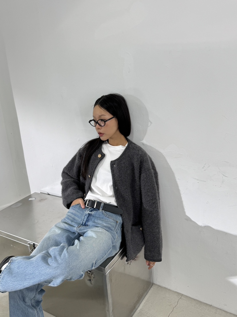 LIMLIMLIM韓國代購㊣女裝新品時尚真品熱賣人氣25秋冬推薦夾克LIM LIM LIM夾克