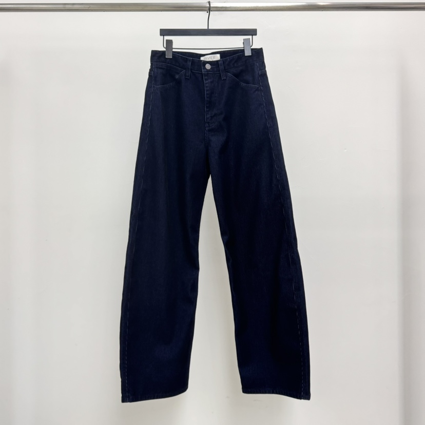 RIVER東大門㊣直郵女裝新品時尚推薦人氣熱賣休閑25秋冬休閑褲WATER/RIVER休閑褲圖色1深藍色