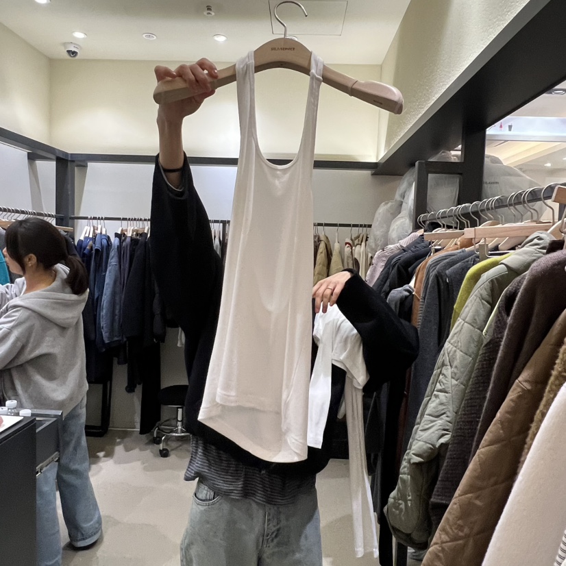 SELF SERVICE東大門㊣代購女裝新品人氣推薦真品休閑吊帶背心SELF SERVICE吊帶/背心
