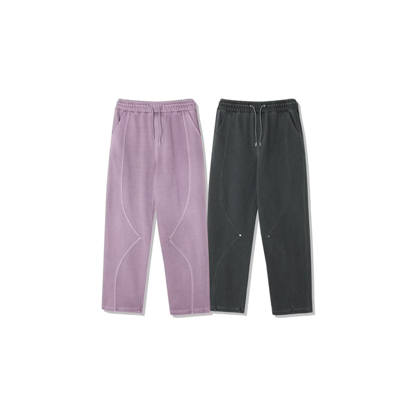 PEPPER東大門㊣直郵女士新品職業真品25秋冬休閑褲男女同款羅紋PEPPER休閑褲