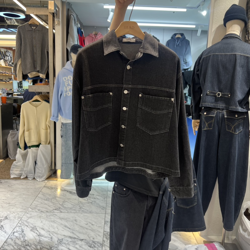 LEAD-A韓國代購㊣女裝新款人氣25秋冬熱賣休閑時尚推薦夾克LEAD-A夾克