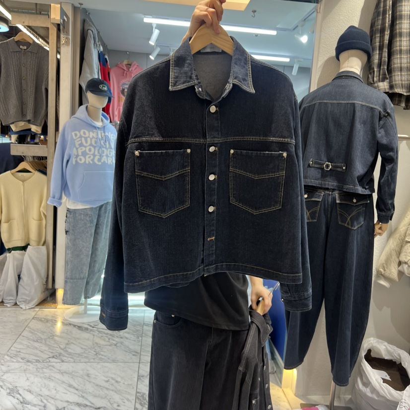 LEAD-A韓國代購㊣女裝新款人氣25秋冬熱賣休閑時尚推薦夾克LEAD-A夾克圖色2