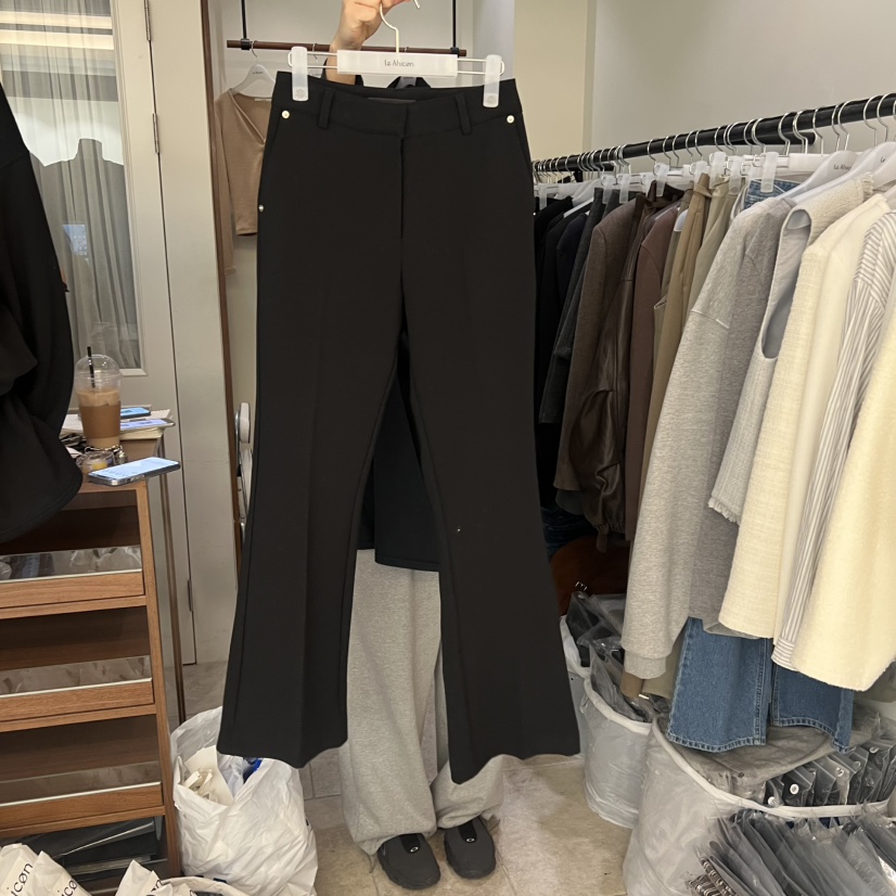 LE AHICON東大門㊣實拍女士新款25秋冬真品休閑推薦休閑褲Le Ahicon休閑褲圖色1