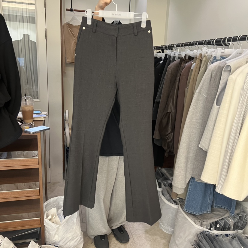 LE AHICON東大門㊣實拍女士新款25秋冬真品休閑推薦休閑褲Le Ahicon休閑褲圖色2