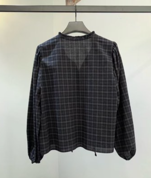 SOFTNESS東大門㊣代購女士新品職業真品25秋冬襯衫蕾絲衫格紋Softness/Cosmic襯衫/蕾絲衫