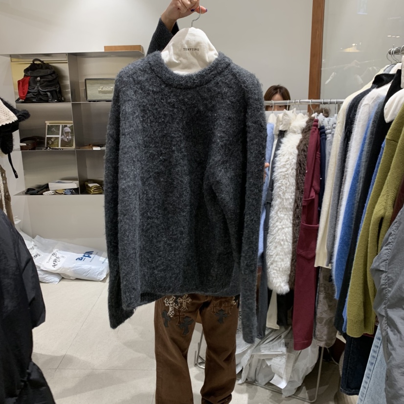 TEMPTING東大門㊣代購女裝新款25秋冬人氣職業真品休閑針織衫TEMPTING針織衫圖色4