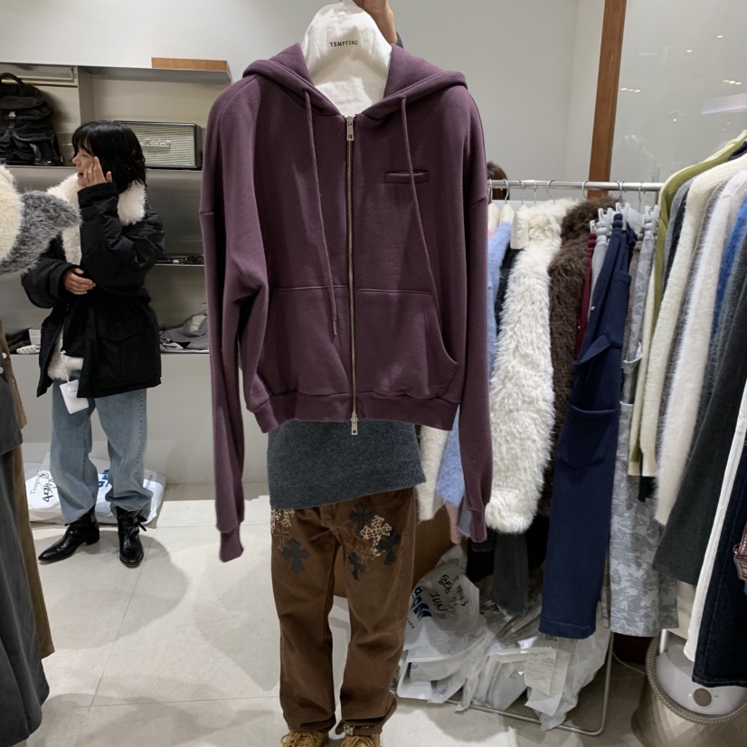 TEMPTING東大門㊣實拍女裝新品時尚推薦職業熱賣休閑25秋冬衛衣TEMPTING衛衣圖色1