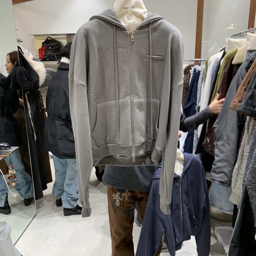 TEMPTING東大門㊣實拍女裝新品時尚推薦職業熱賣休閑25秋冬衛衣TEMPTING衛衣圖色3