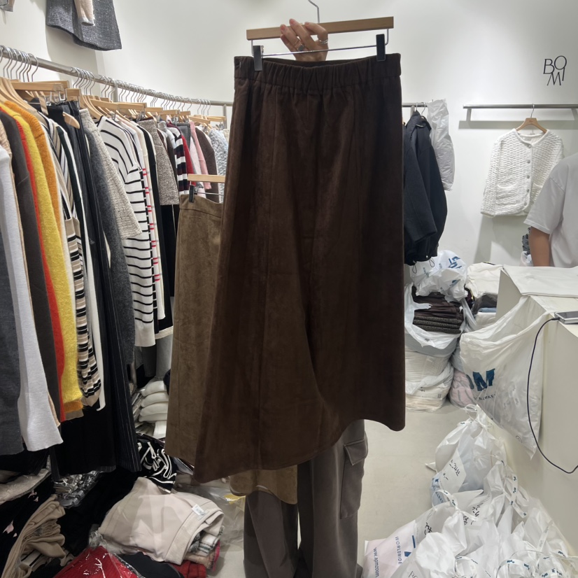 BY BOMI東大門㊣實拍女裝新品真品時尚職業休閑推薦25秋冬長裙BY BOMI長裙