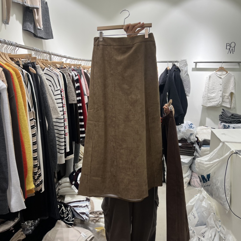 BY BOMI東大門㊣實拍女裝新品真品時尚職業休閑推薦25秋冬長裙BY BOMI長裙圖色2