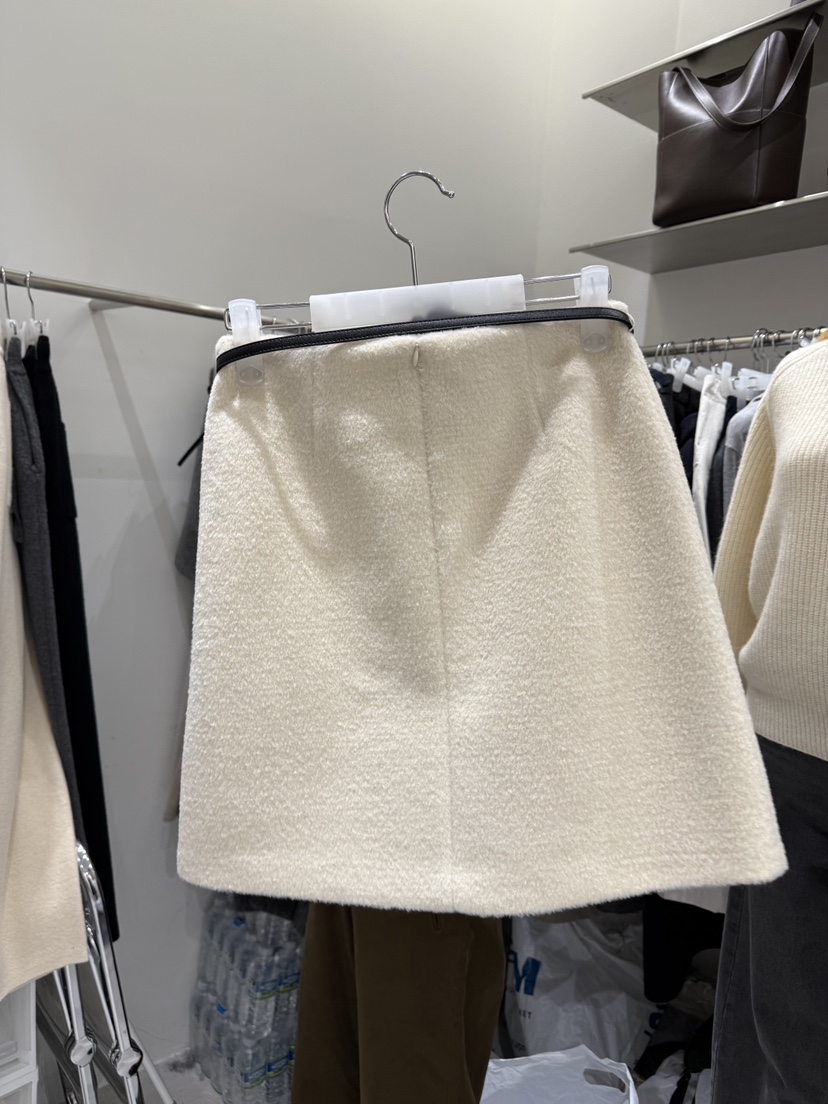 WOOD SAGE韓國直郵㊣女裝新品人氣25秋冬真品短裙不含腰帶WOOD SAGE短裙