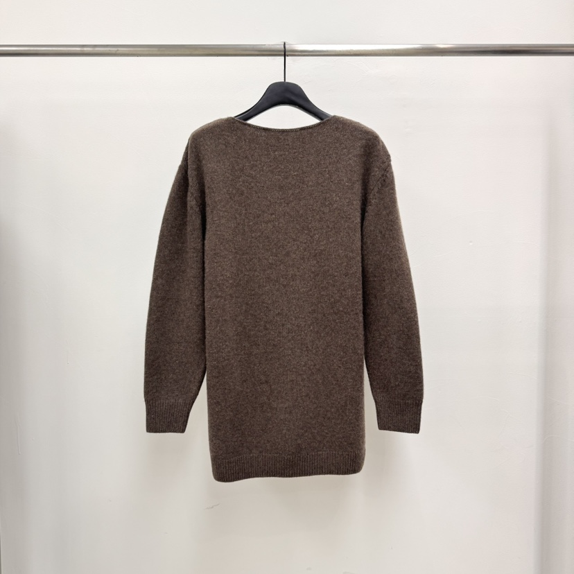 RIVER東大門㊣代購女士新品職業人氣熱賣真品25秋冬針織衫船領WATER/RIVER針織衫圖色1