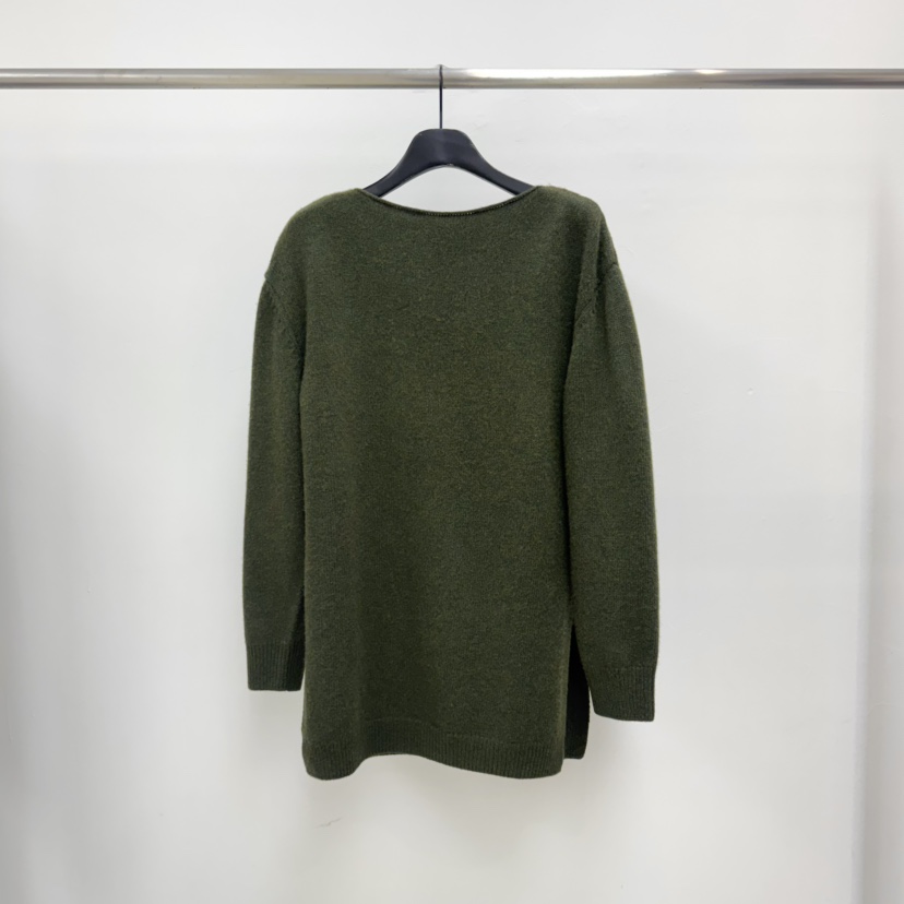 RIVER東大門㊣代購女士新品職業人氣熱賣真品25秋冬針織衫船領WATER/RIVER針織衫圖色2