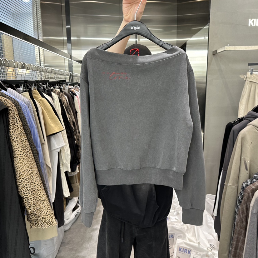 KIRKE東大門㊣直郵女裝新品時尚職業人氣25秋冬真品推薦衛衣KIRKE衛衣圖色2