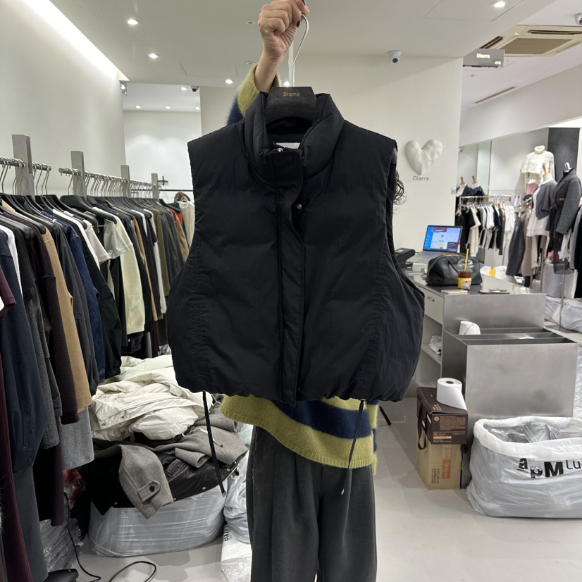 DIARRA東大門㊣直郵女裝新款職業人氣推薦時尚25秋冬馬甲絨DIARRA馬甲圖色2