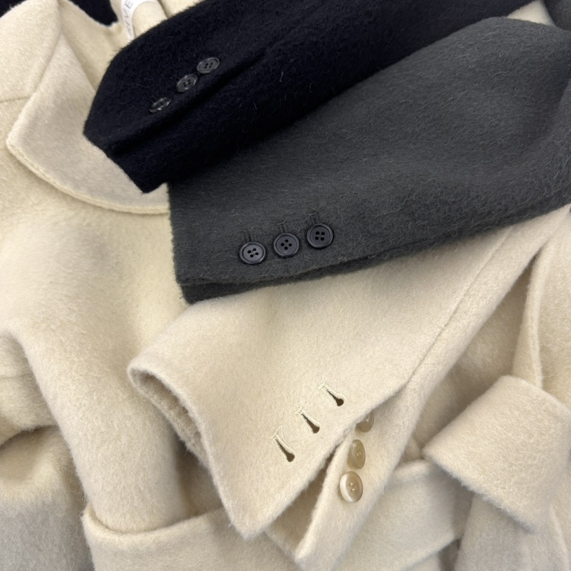 RIVER東大門㊣直郵女士新品真品人氣休閑職業中長款大衣含腰帶WATER/RIVER中長款大衣