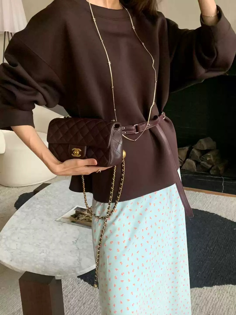 PRIVIE韓國直郵㊣女裝新款休閑推薦人氣25秋冬衛衣不含腰帶PRIVIE/H/LOW GAUGE衛衣圖色2