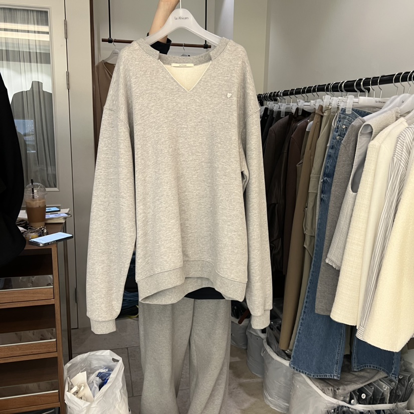 LE AHICON東大門㊣實拍女士新品人氣推薦25秋冬休閑真品衛衣Le Ahicon衛衣圖色1