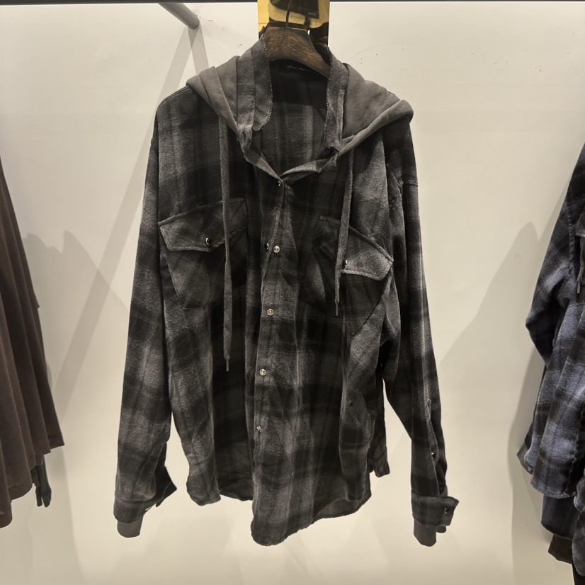 JANE BIRKIN韓國直郵㊣女士新品真品熱賣人氣夾克格紋連帽JANE BIRKIN設計師品牌夾克圖色2