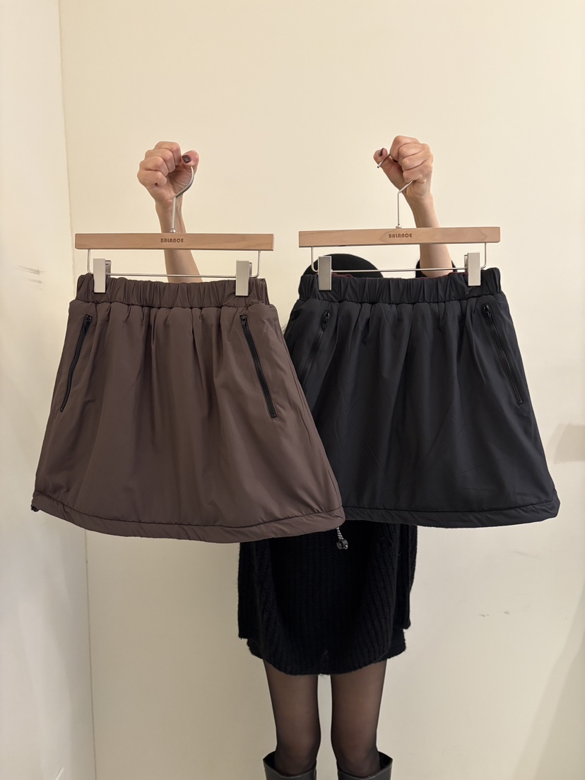 BALANCE韓國代購㊣女士新款推薦人氣職業休閑短裙里外穿雙面BALANCE短裙