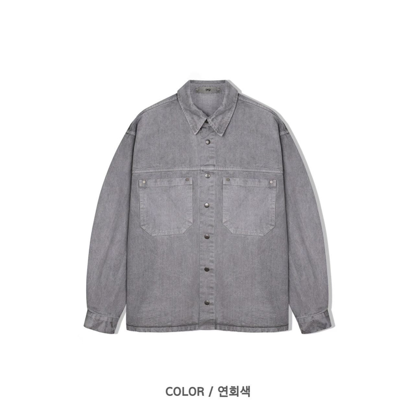 PEPPER韓國代購㊣女士新款熱賣時尚人氣襯衫蕾絲衫兩個口袋PEPPER襯衫/蕾絲衫圖色4