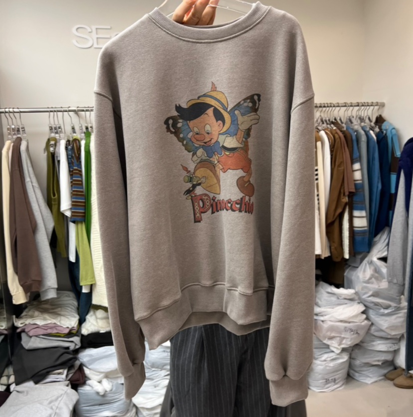 LEESEED-A東大門㊣代購女裝新品熱賣人氣推薦休閑衛衣不加絨SEeD/LEESEED衛衣圖色2