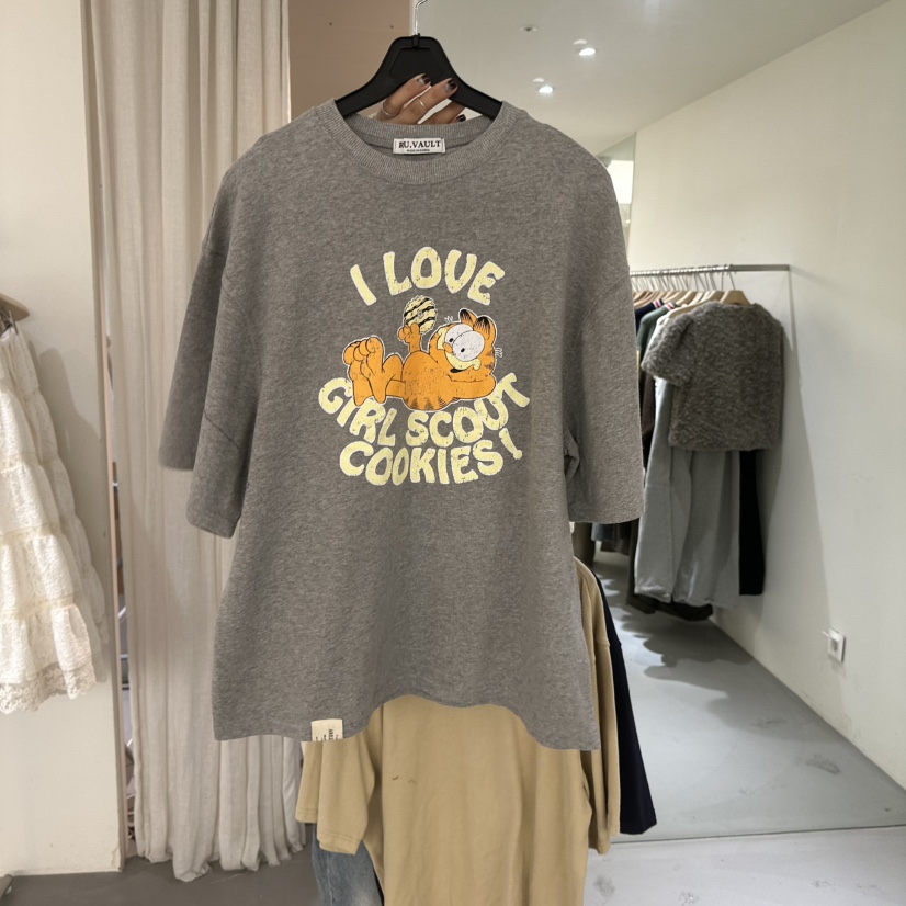 VAULT東大門㊣代購女裝新品25秋冬時尚真品職業人氣休閑T恤VAULTT恤圖色4