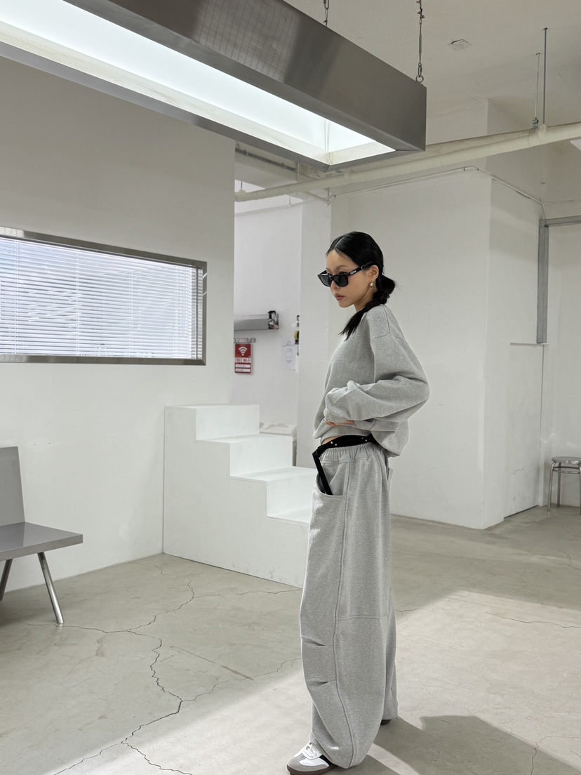 LIMLIMLIM韓國代購㊣女士新款真品25秋冬推薦休閑褲不含腰帶LIM LIM LIM休閑褲