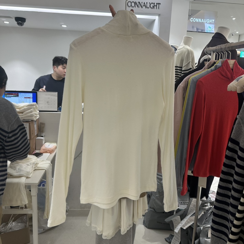 DAILYJUD東大門㊣代購女士新款休閑25秋冬人氣長袖T恤安哥拉CONNAUGHT長袖T恤