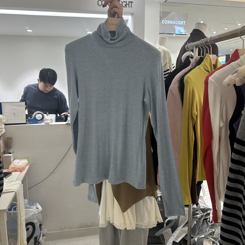DAILYJUD東大門㊣代購女士新款休閑25秋冬人氣長袖T恤安哥拉CONNAUGHT長袖T恤圖色3