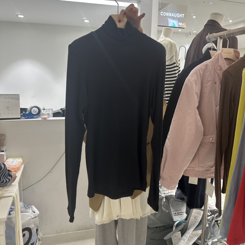 DAILYJUD東大門㊣代購女士新款休閑25秋冬人氣長袖T恤安哥拉CONNAUGHT長袖T恤圖色6