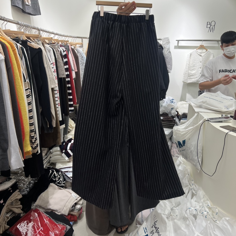 BY BOMI韓國代購㊣女裝新品職業熱賣推薦25秋冬人氣休閑褲BY BOMI休閑褲