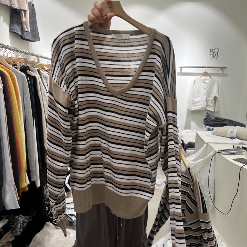 BY BOMI東大門㊣代購女士新款休閑職業推薦時尚熱賣針織衫BY BOMI針織衫