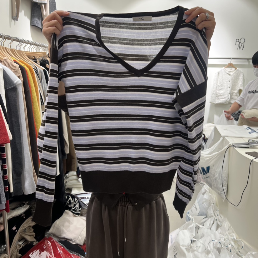 BY BOMI東大門㊣代購女士新款休閑職業推薦時尚熱賣針織衫BY BOMI針織衫圖色4