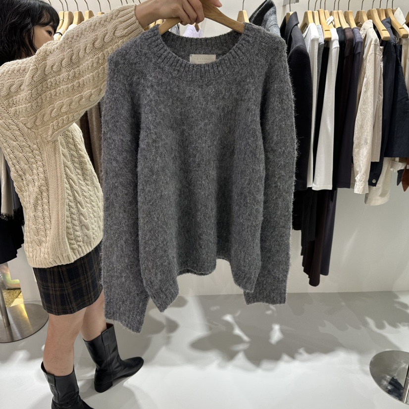 AHOY東大門㊣代購女士新品休閑時尚推薦真品職業針織衫羊毛AHOY針織衫圖色2