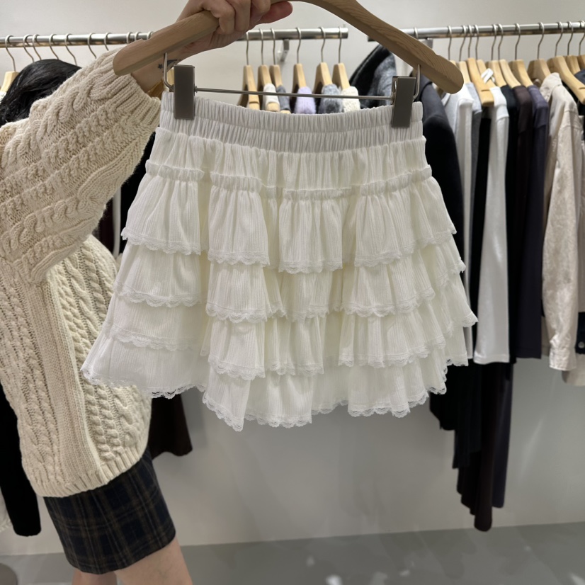 AHOY韓國代購㊣女士新款時尚熱賣人氣推薦休閑25秋冬裙褲天鵝絨AHOY裙褲