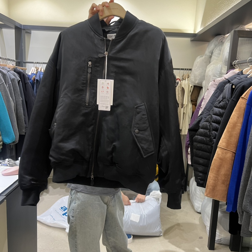 SELF SERVICE韓國直郵㊣女士新品職業熱賣人氣時尚真品夾克絨SELF SERVICE夾克圖色2